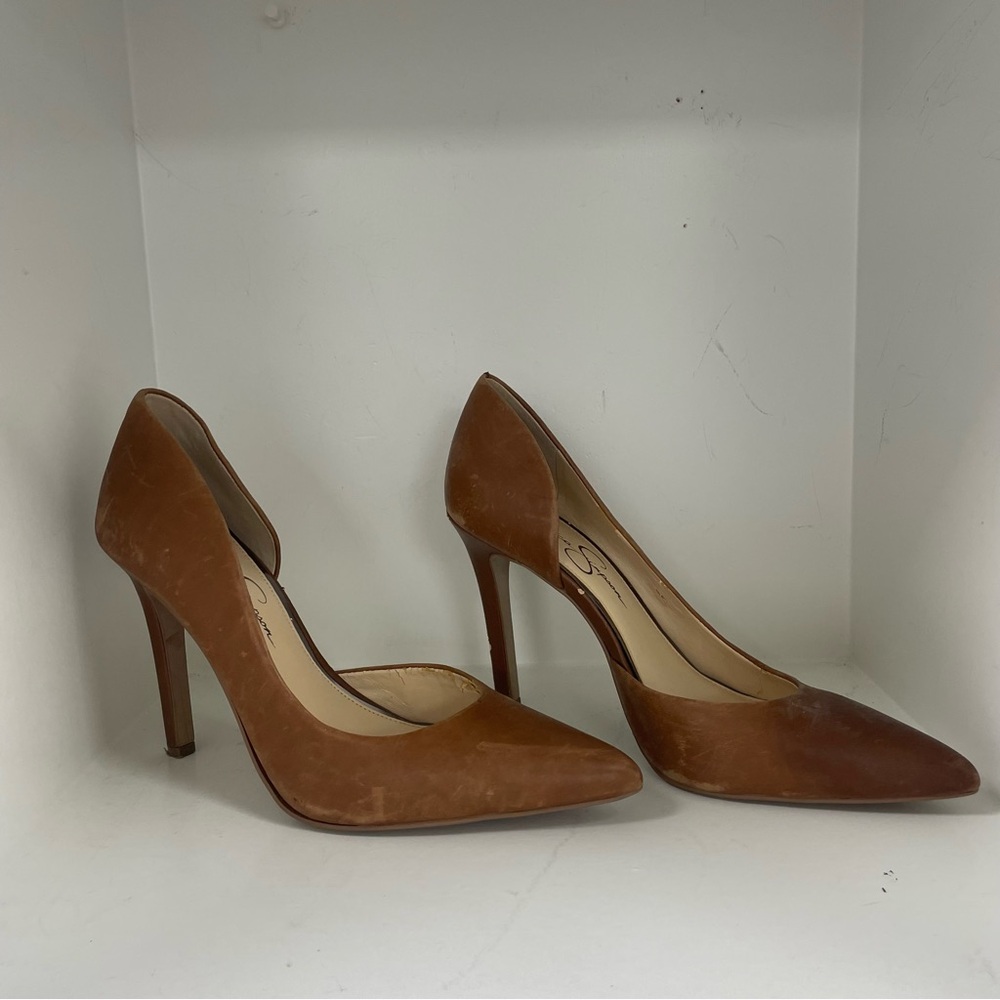 Jessica Simpson Tan Heels